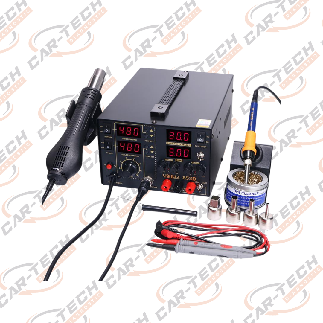 Güç Kaynaklı Havya İstasyonu WL-200 YIHUA 853D5A 30V 5AH