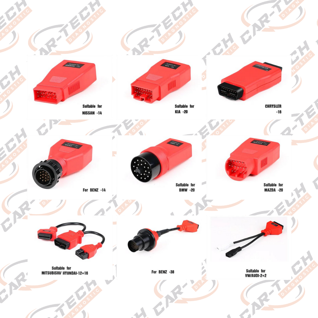Autel MaxiSYS MSOBD2KIT, OBD-II Uyumlu Adaptör Kiti - Görsel 2