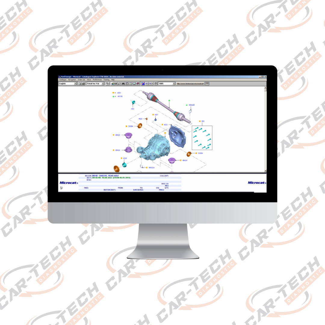 Ford Microcat USA Online Access - Görsel 3