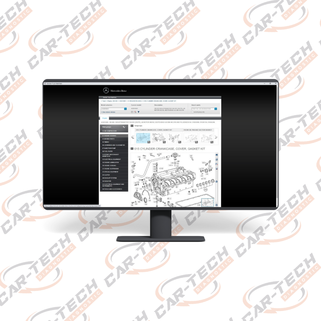 Mercedes EPC (Cars, Vans, Smart, Truck, Bus, Unimog, Tractor) Online Access - Görsel 3