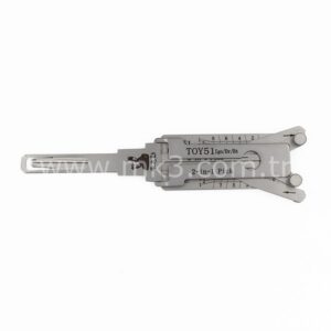 Original Lishi 2-in-1 Pick Decoder Tool VA8/TOY51+AG 8 Cuts to VA Key Blank For Toyota Aygo Ignition Anti Glare Type