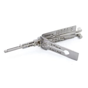 Original Lishi 2-in-1 Pick Decoder ToolTOY43+AG 8 cuts Ignition Anti Glare Type