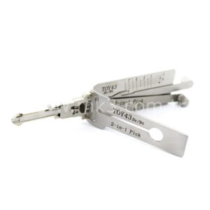 Original Lishi 2-in-1 Pick Decoder Tool TOY43-AG Toy43 -8 cuts with split wafers Anti Glare Type