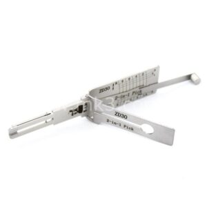 Original Lishi 2-in-1 Pick Decoder ToolZD30-AG for Zadi, Aprilia Ducati Bikes Anti Glare Type