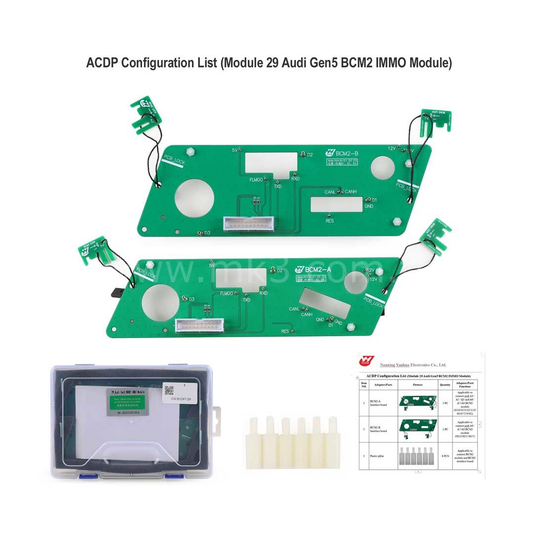 ACDP Modülü 29 Audi Gen 5 BCM2 IMMO
