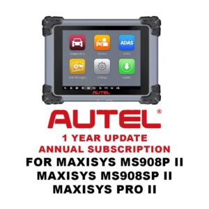 Autel MaxiSys MS908P II , MaxiSys MS908SP II ve MaxiSys Pro II 1 Yıllık Güncelleme