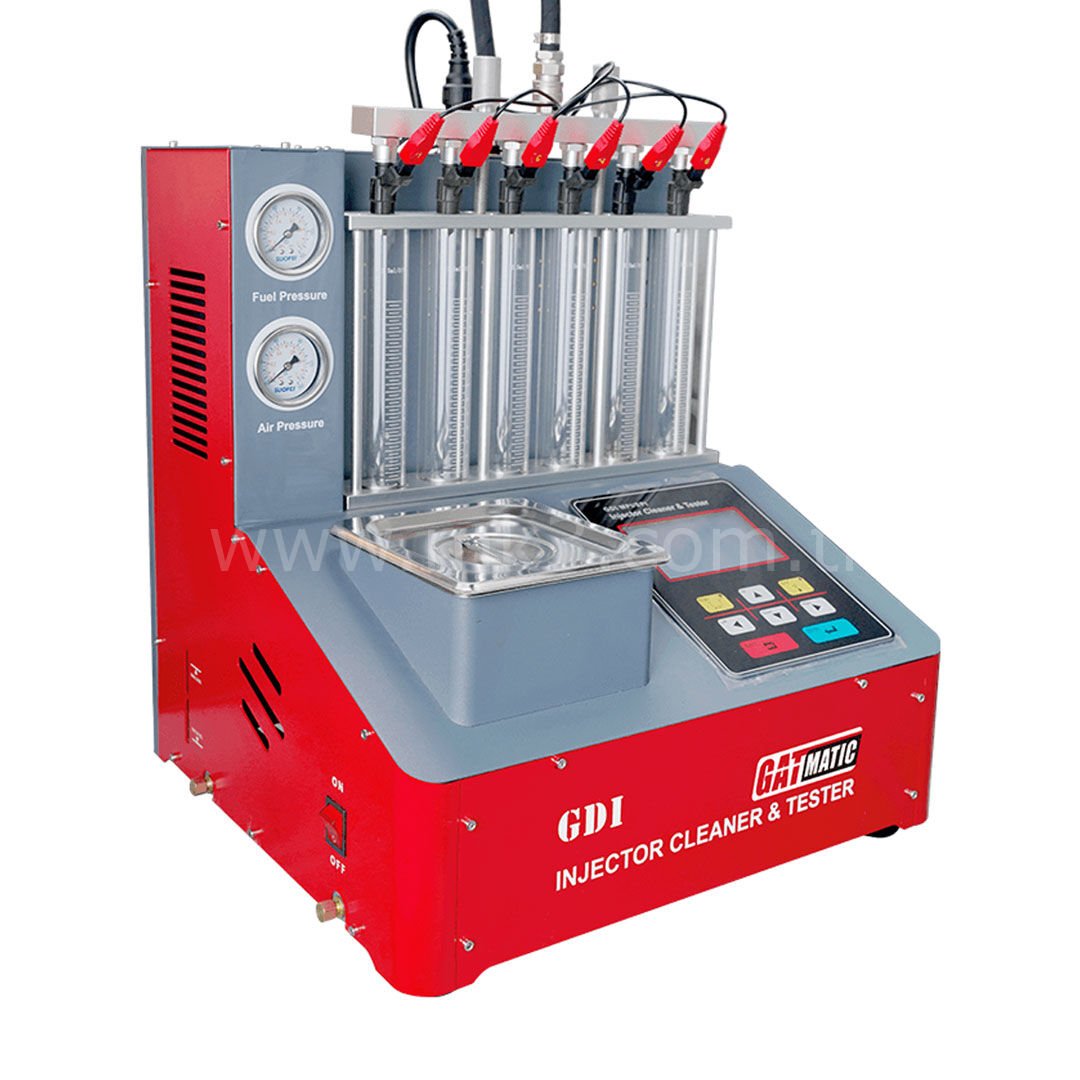 GATmatic GI600DA, GDI EFI Benzin Enjektör Temizleme ve Akış Test Makinesi 6 Silindiri Destekler - Görsel 6