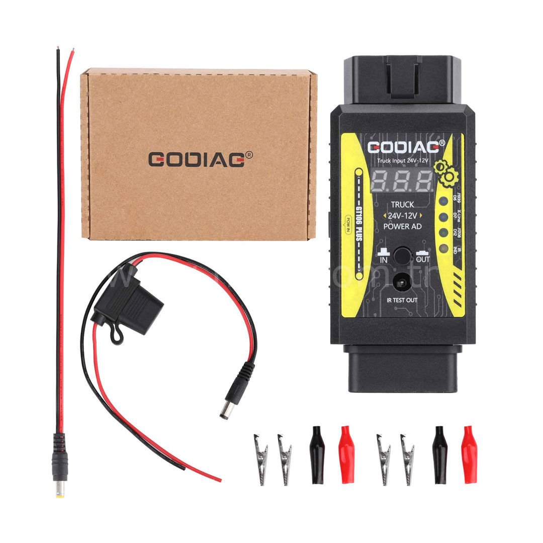 GODIAG GT106 PLUS 24V ila 12V Ağır Hizmet Kamyon Adaptörü - Görsel 4