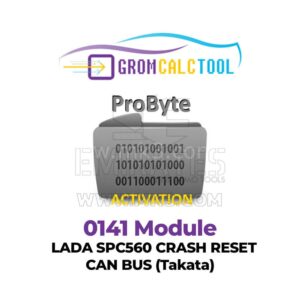 GromCalcTool 0141 Modülü LADA SPC560 Çökme Sıfırlama CAN BUS (Takata)