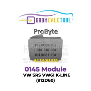 GromCalcTool 0145 Modülü VW SRS VW61 K-LINE (912D60) Yorum Yaz