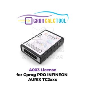 GromCalcTool A003 Lisansı Gprog PRO INFINEON AURIX TC2xxx için