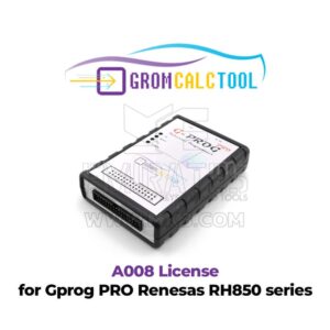 Gprog PRO Renesas RH850 serisi için GromCalcTool A008 Lisansı