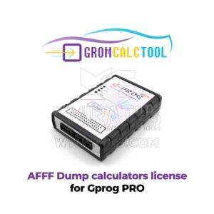 GromCalcTool AFFF Dump hesap makineleri Gprog PRO için lisans
