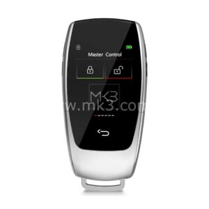 LCD ÜniversalEkranlı Kumanda Keyless Giriş ve İOS Araç Konum Takip Sistemi Gümüş Renk