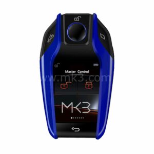 LCD Üniversal Ekranlı Kumanda Keyless Giriş ve İOS sistemi BMW Tipi Mavi Renk