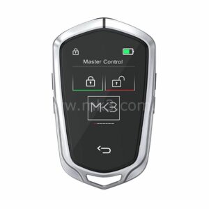 LCD ÜniversalEkranlı Kumanda Keyless Giriş ve İOS sistemi Cadillac Tipi Gümüş Renk