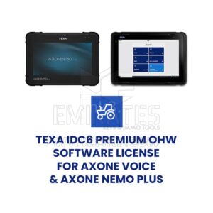 AXONE VOICE ve AXONE NEMO PLUS için Texa IDC6 Premium OHW Yazılım Lisansı- P130C0