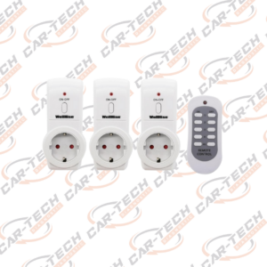 3-way Remote Control Socket – WL-227 WELLHISE KWE-YK02-GR 3+1