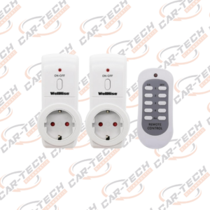 2-Piece Remote Control Socket – WL-228 WELLHISE KWE-YK02-GR 2+1